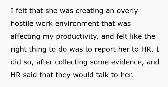 A hostile work environment