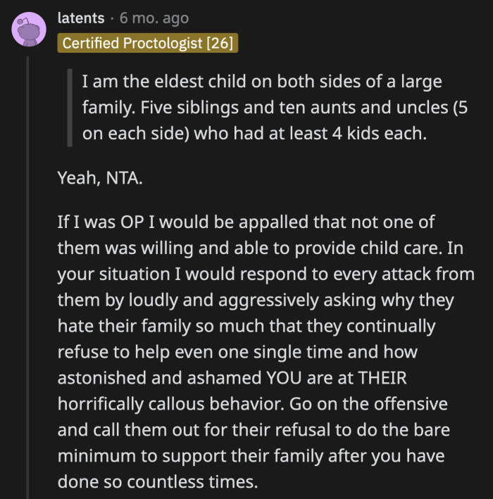 They showed her what kind of people they are.