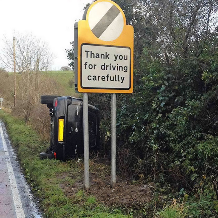 12. This person clearly didn't heed