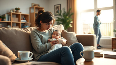 Is it fair to ask for morning recharge time during maternity leave with our 6-month-old?