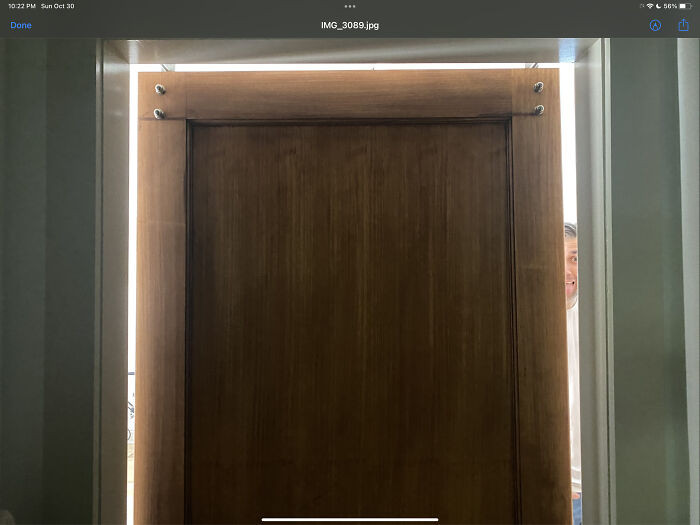 30. Bathroom Door — Peekaboo