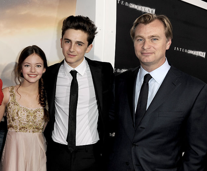 Timothée Chalamet and Christopher Nolan discuss Interstellar scene cuts and storytelling.