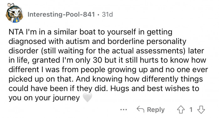 It hurts to know how different you are from other people.