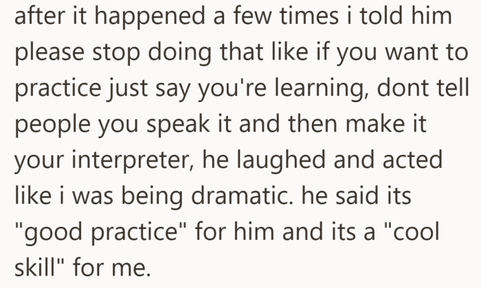 The problem was raised clearly and laughed away just as quickly.