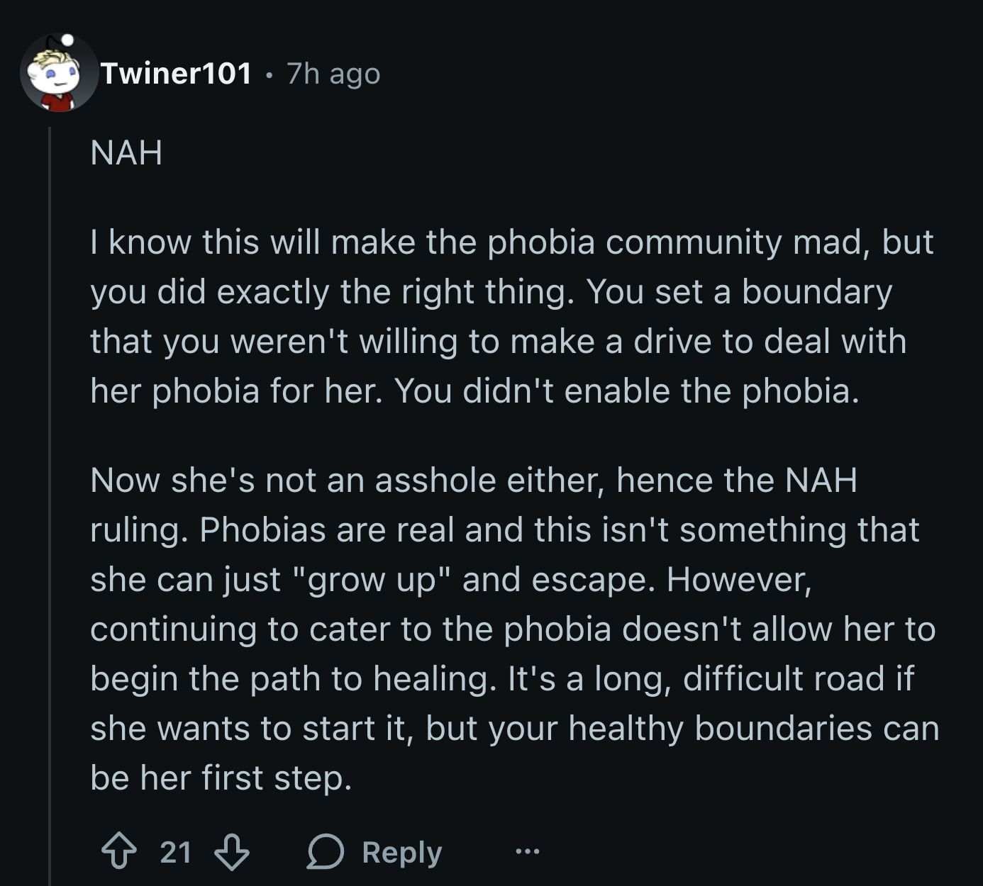 Phobia community, any violent reactions?