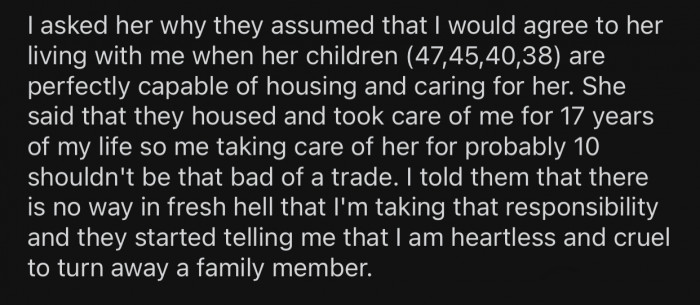 Op categorically refused to take on that responsibility.