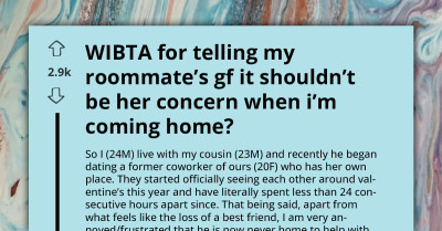 Redditor Loses Patience With Roommate's Girlfriend Who Overstayed Her Welcome After She Asks Him When He's Coming Home