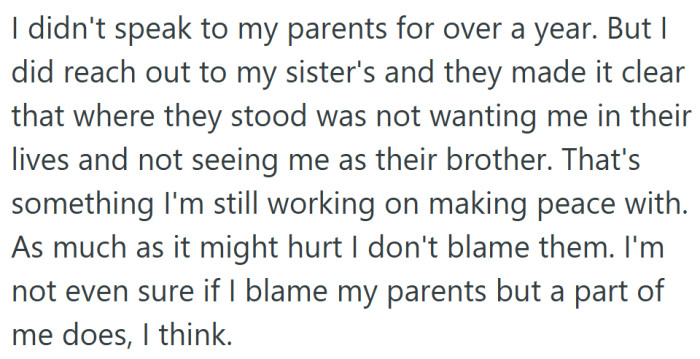 Even his sisters couldn’t separate him from the grief—he was a reminder they wanted to forget.