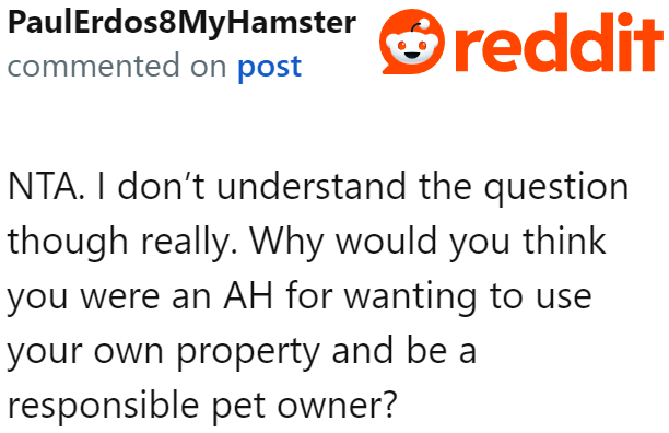 It confuses some Redditors why the OP would be the a-hole when she's doing the right thing.