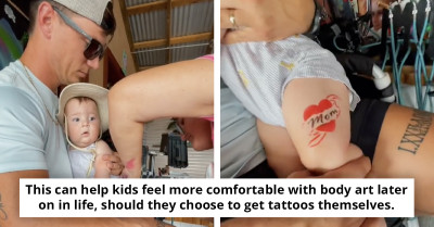 Dad Faces Backlash After Giving Baby His First ‘Tattoo’ in Viral Video