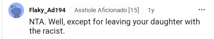 This Redditor doesn't think OP should have left her daughter at her mother's house after the incident