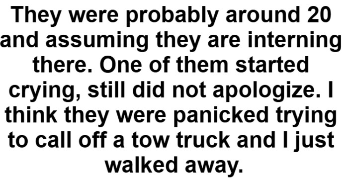 The nurse crying is exactly why he's worried that he's in the wrong for reacting the way he did, but we would all be annoyed in this situation.