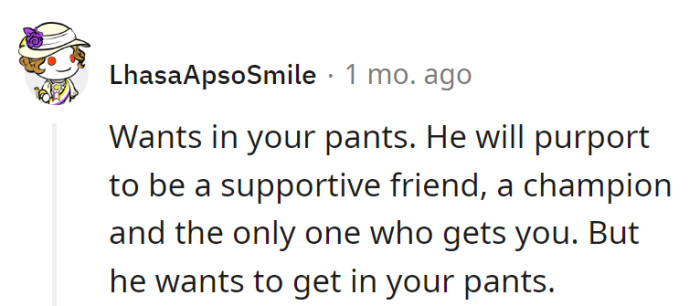 Sounds like he's auditioning for the 