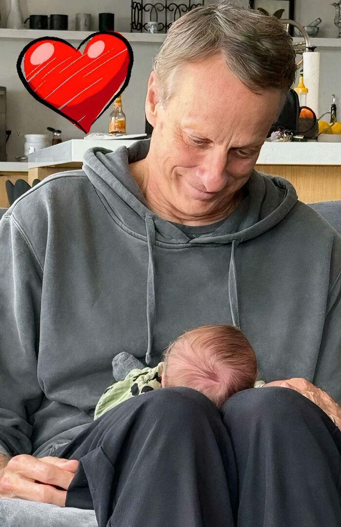 "Tony Hawk Meeting His Grandson For The First Time"
