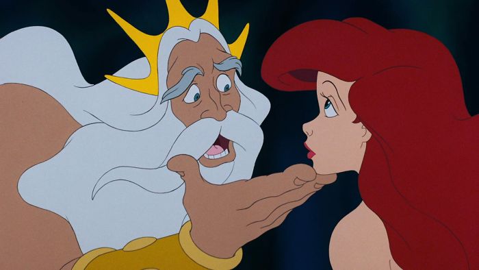 12. Ariel and her Father, King Triton