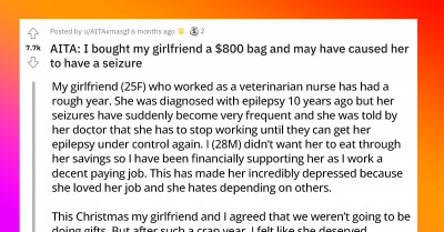 Boyfriend Ruins Christmas By Gifting His Girlfriend A $800 Luxury Bag And Inadvertently Causing Her Seizure