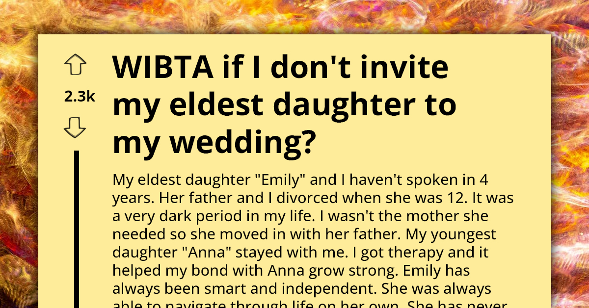 Mother Faces Backlash For Favoring One Daughter Over The Other, Questions Inviting Estranged Child To Wedding