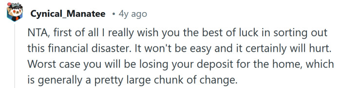 This is a financial disaster.