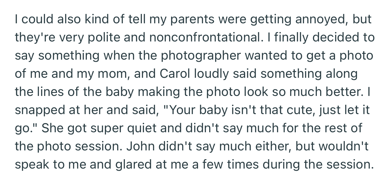 OP told her SIL publicly that her baby is not cute