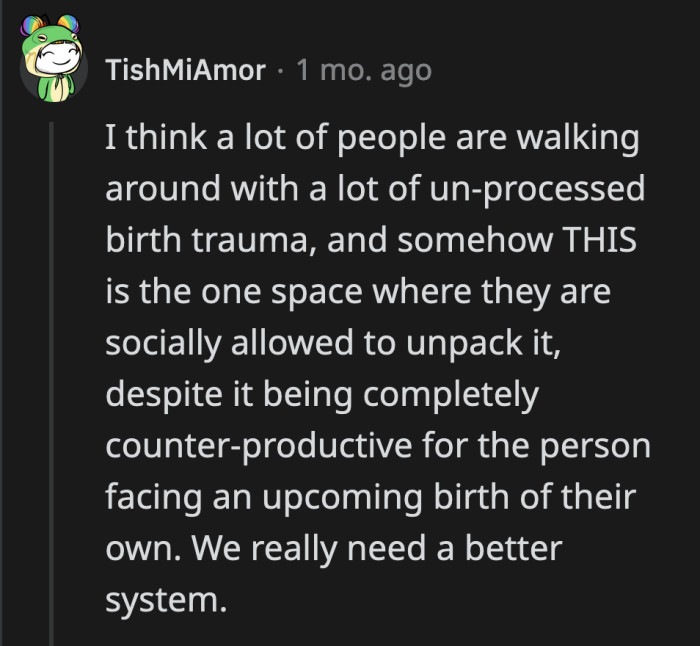 It's sad what Susan went through, but unloading it to a pregnant person you just met is a terrible idea.
