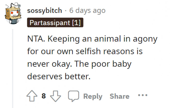 This is not okay. Poor doggo.