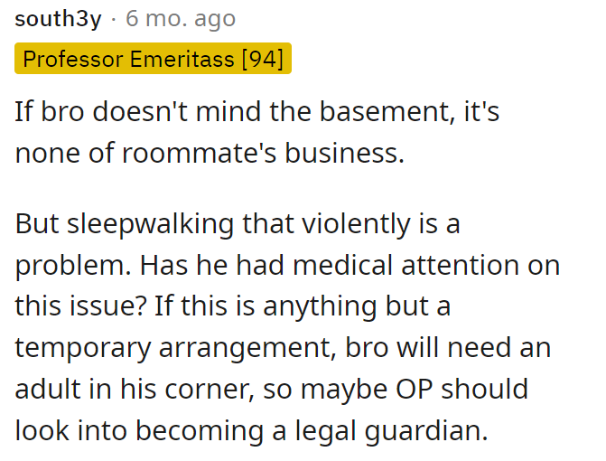 Many people said that if the brother doesn't mind then neither should they but maybe that's not the right things to think.