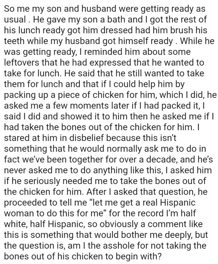 This is something the OP's husband hasn't done in years and all of a sudden... Boom!