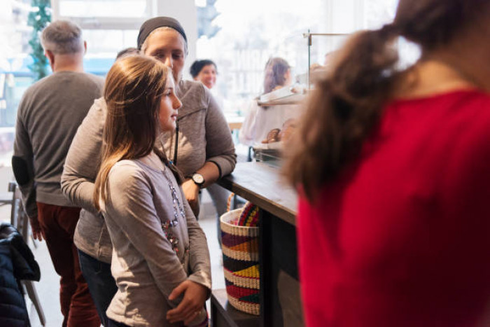 14. Leaving the restaurant without notifying anyone.