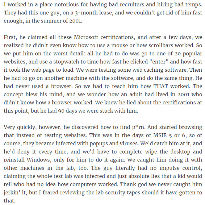 29. A place that is notorious for having bad recruiters