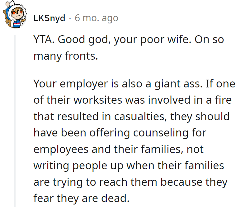 Boss needs a compassion manual, not a pen.