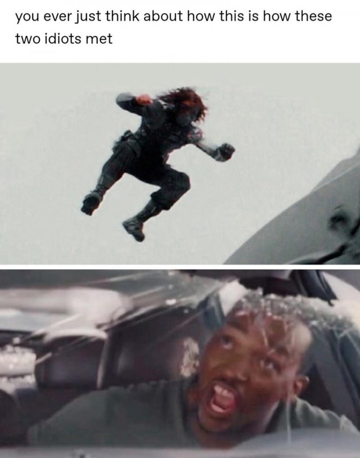 We didn't really consider it, but now that this picture is here, we can never forget about it.