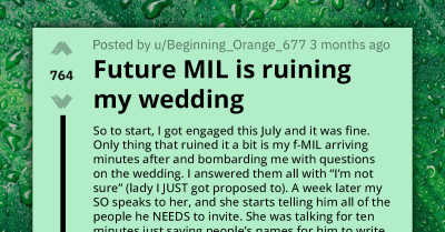 Couple Wants Small Wedding, But MIL Forces Them To Invite 200+ Of Her Guests, Making Them Regret The Decision