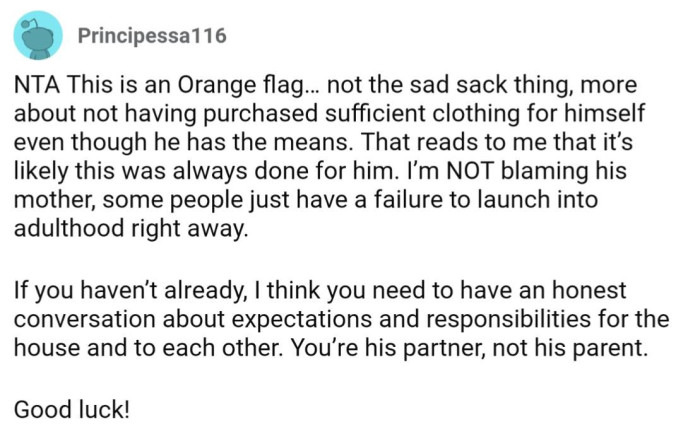 OP and her boyfriend need to have a grown up conversation