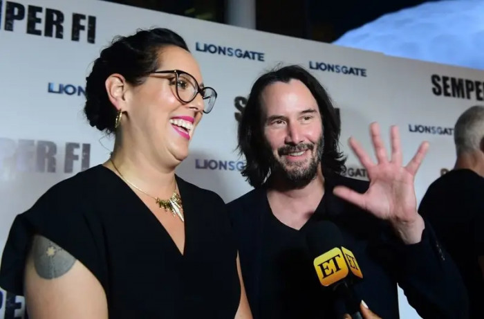 26. Here is Keanu Reeves and his sister, Karina Miller