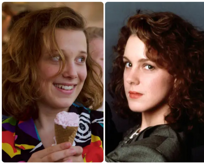 15. Millie Bobby Brown and Elizabeth Perkins
