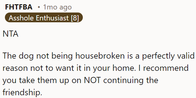 OP should consider ending the friendship.