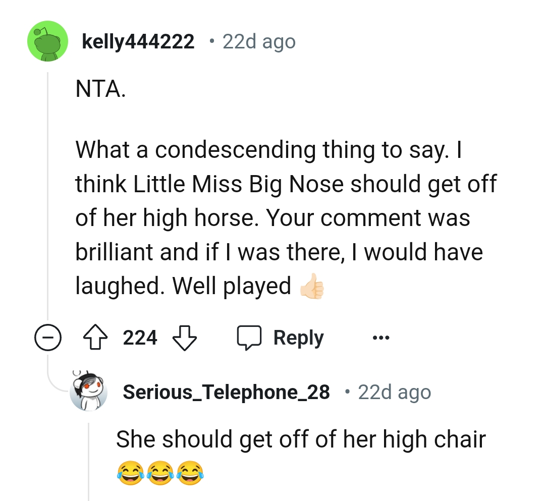 Let's head into the comments section and find out what other Redditors have to say