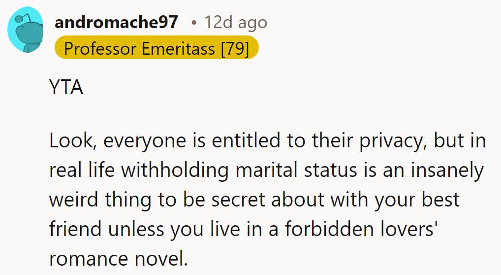 The secret marriage saga: more suited for novels than friendships. Who knew weddings were such undercover affairs?