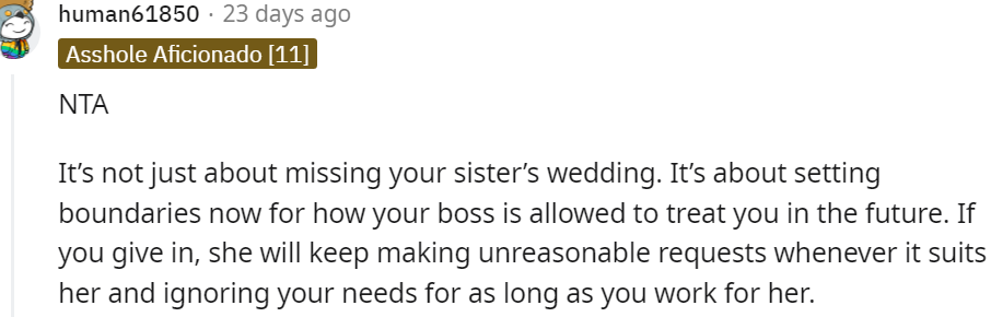 7. This is about setting boundaries