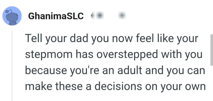 The OP can make decisions of his own