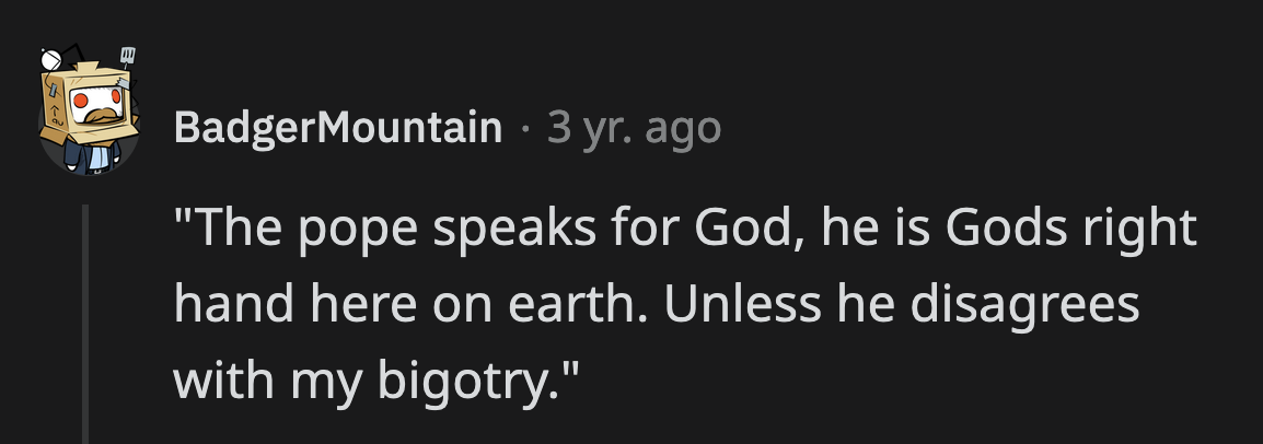 There truly is no hate like Christian love.