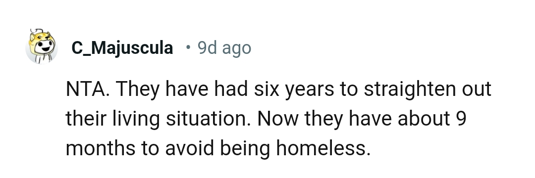 They Had Six Years to Straighten Out Their Living Situation