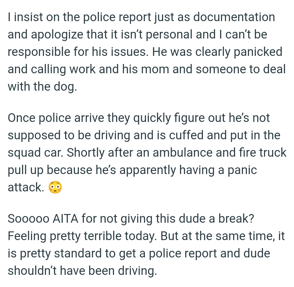 The cops quickly figure out the offender is not supposed to be driving and is cuffed