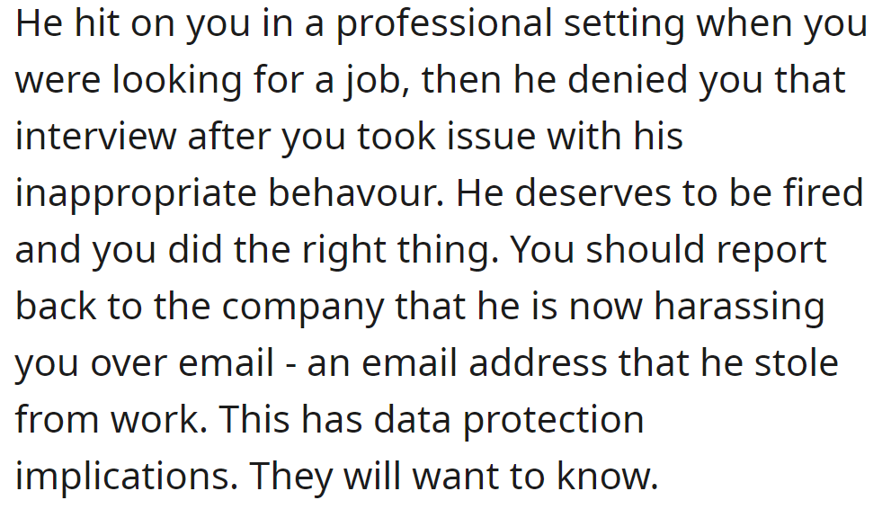 He deserves to be fired