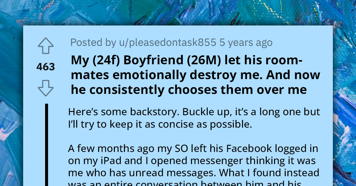 Woman Considers Ending Relationship Over Boyfriend's Failure to Defend Her Against His Roommates' Insults, Asks Advice Online