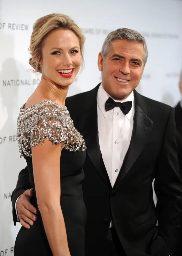 9. Stacy Keibler and George Clooney