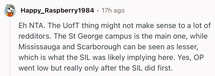 “Yes, OP went low but really only after the SIL did first.”