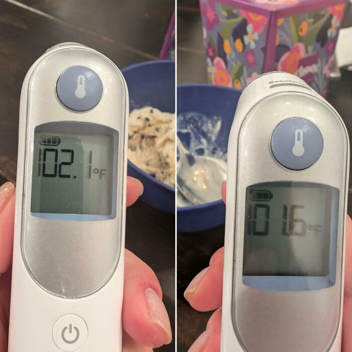 "I Took My Temperature Before And After Eating A Bowl Of Ice Cream"