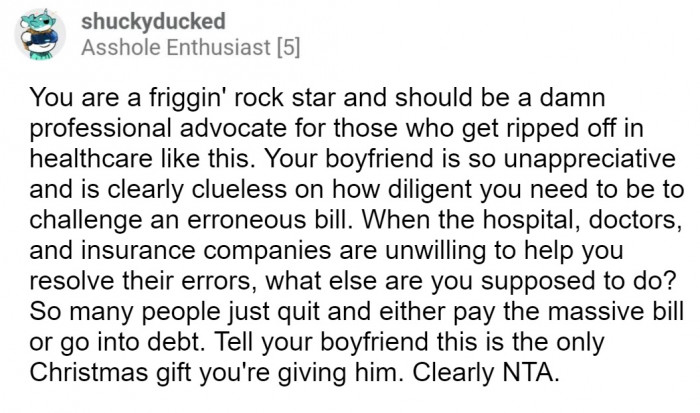 Naturally, Reddit was in her corner