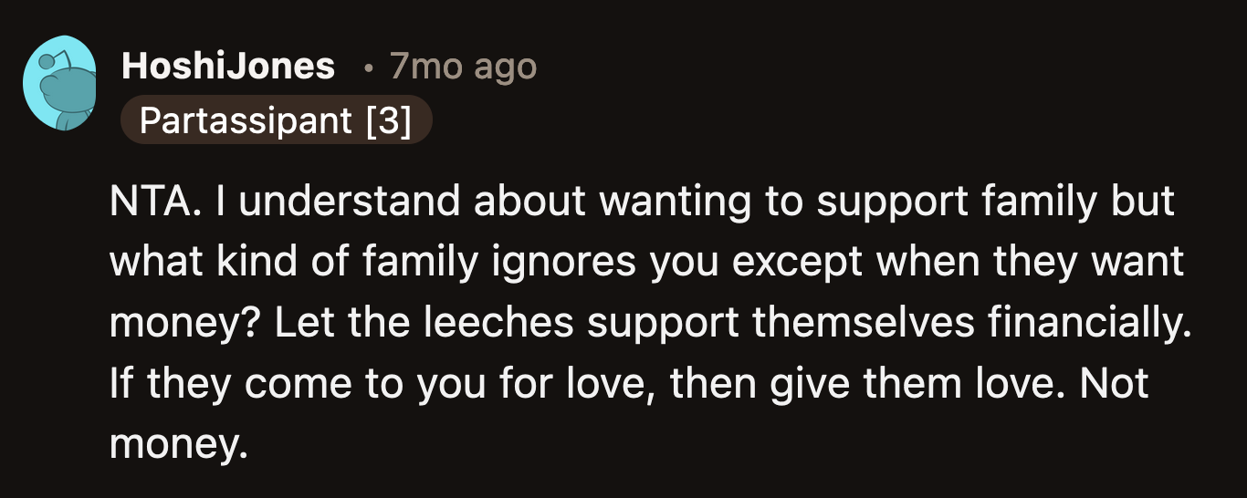 I can only imagine OP's heartache when she realized that the people she worked so hard for couldn't even be bothered to remember her birthday.